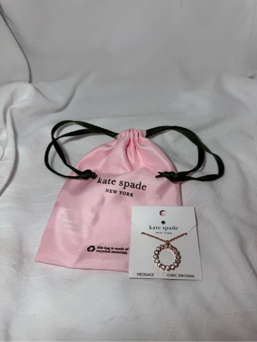 Kate Spade Crystal Circle Necklace